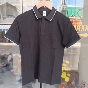 Áo thun trơn nam màu đen