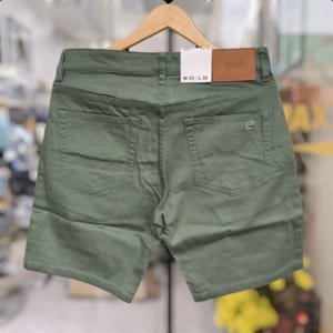 Short jean nam lacoste xanh rêu