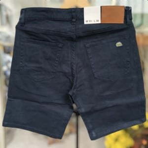Short jean nam lacoste xanh đen