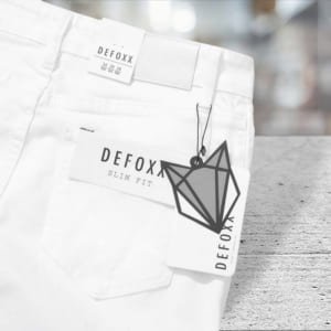 Quần jean Defoxx trắng co giãn
