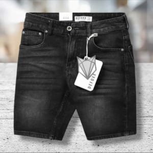 Quần short jean defoxx xám đậm