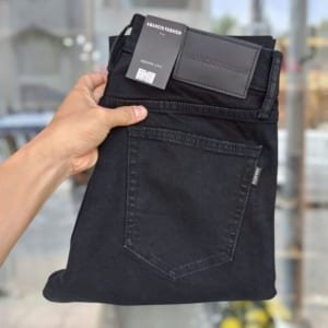 Quần jean Amancio đen tuyền 6