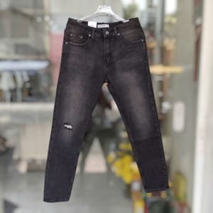 Quần jean defoxx xám rách 250505