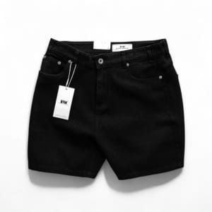 Quần short jean BTM màu đen