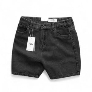 Quần short jean BTM màu xám
