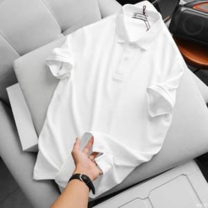 Áo thun jacobs Cole chất vải cá sấu trắng thoáng mát