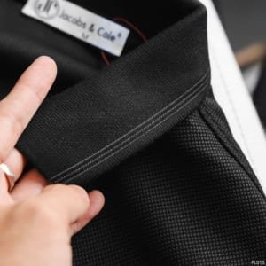 Áo thun Jacobs Cole 100% Cotton màu đen thoáng mát