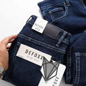 Quần jean Defoxx xanh mực 250902